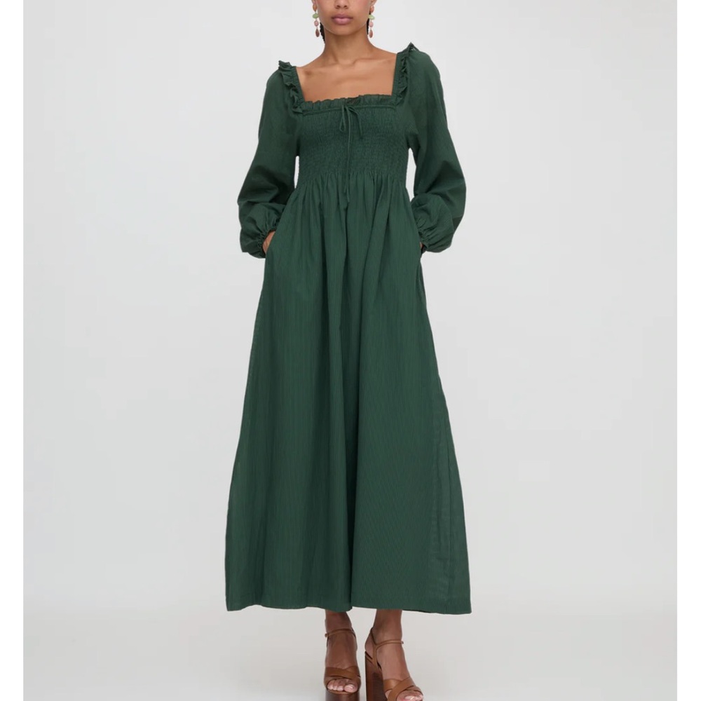 HILL HOUSE - The Scarlett Long Sleeve Nap Dress Size Small - Picture 9 of 9